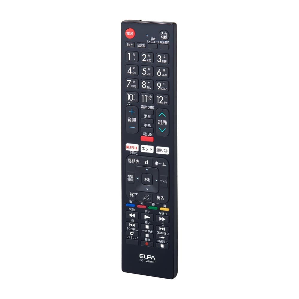 ＴＶリモコンシャープ用　ＲＣ－ＴＶ０１９ＳＨ