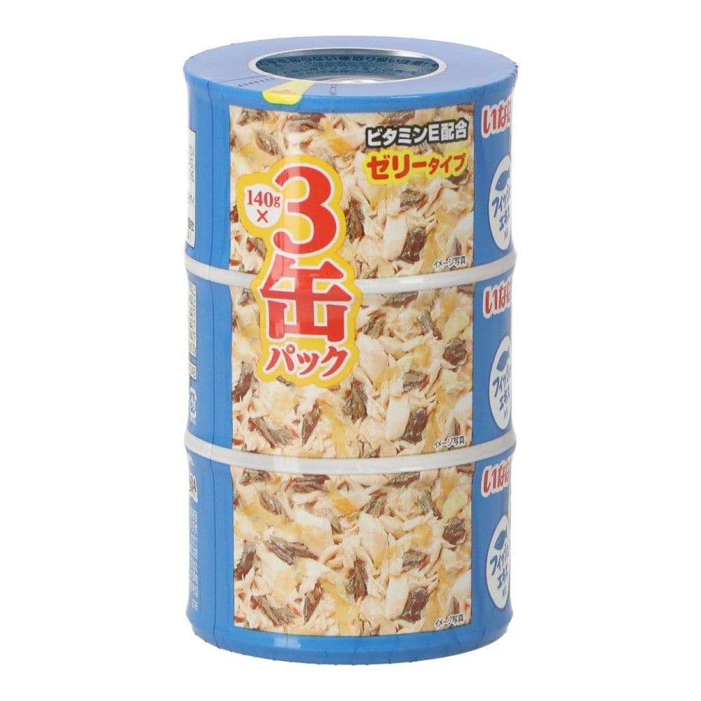 わがまま猫 まぐろ かつお節入り 140g×3P　×１８個セット まぐろ　かつお節 ×18個セット