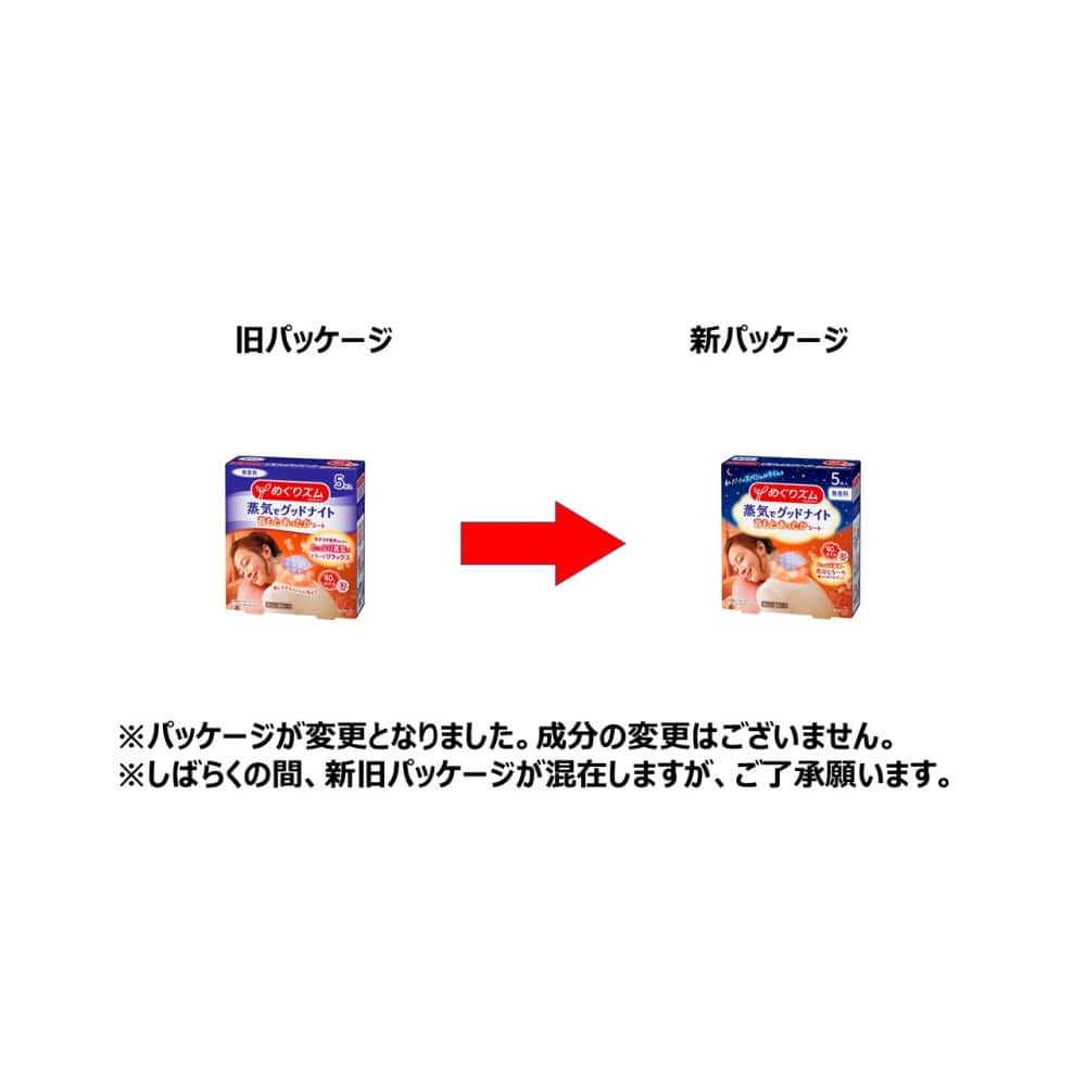 花王 めぐりズム 蒸気でグッドナイト 無香料 ５枚入 ５枚