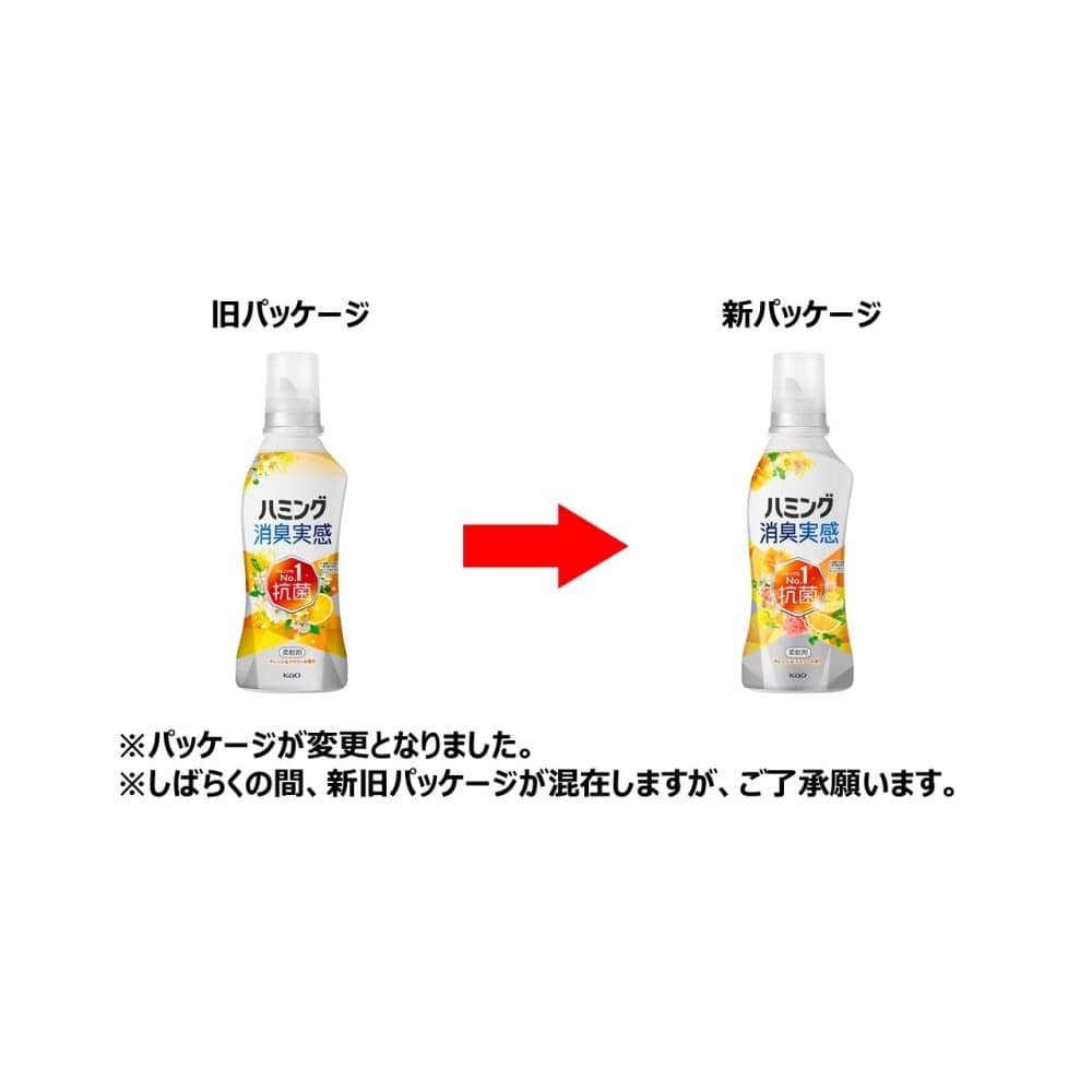 花王　ハミング消臭実感　オレンジ＆フラワーの香り　本体　５１０ｍｌ 本体
