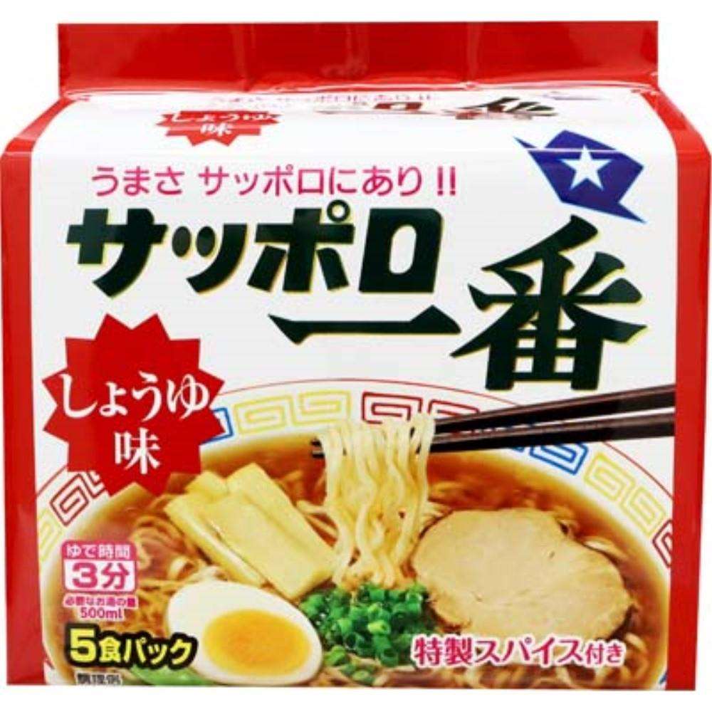 サッポロ一番しょうゆ　５食パック　×６個セット しょうゆ×6個セット