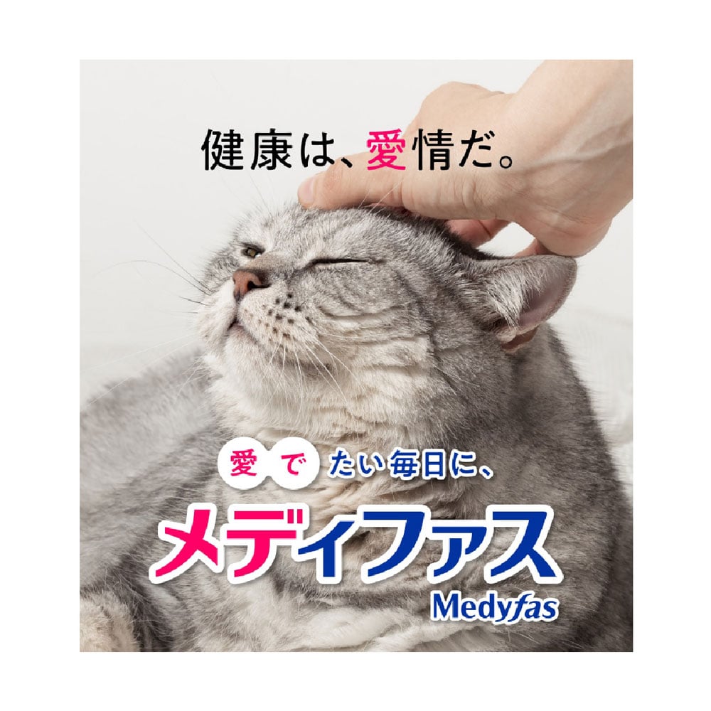 ペットライン メディファス 室内猫毛玉ケアプラス11歳から チキン&フィッシュ味 2.7kg 11歳から チキン&フィッシュ味