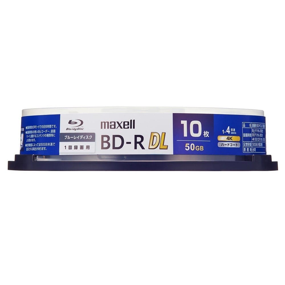 マクセル　録画用ＢＤ－Ｒ　ＤＬ　ＢＲＶ５０ＷＰＧ．１０ＳＰ