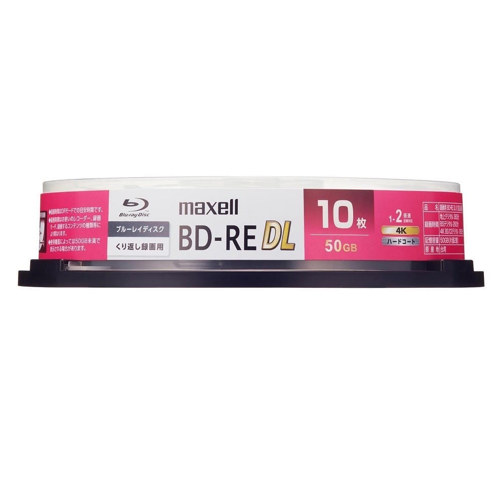 マクセル　録画用ＢＤ－ＲＥ　ＤＬ　ＢＥＶ５０ＷＰＧ．１０ＳＰ １０枚パック