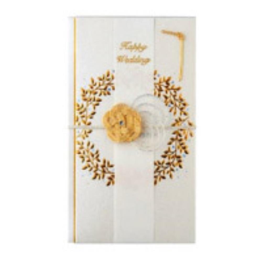 マルアイ　リース金封　ホワイト　キ７Ｗ