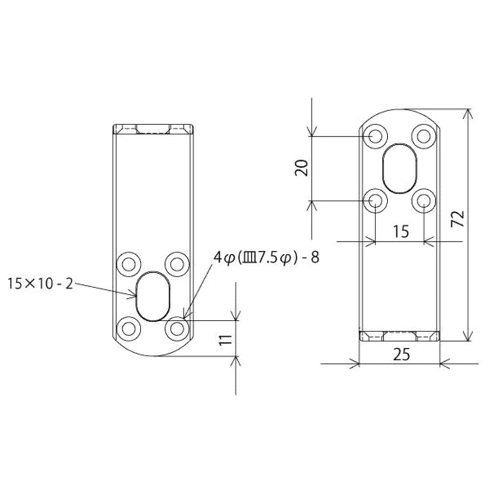 補助金具ステイ　ＢＳ－５１３　ＮＯ１３　黒 黒