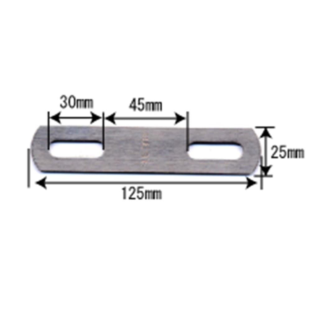 補助金具　ステンレス　ＢＳ－７０１　ＮＯ１１４　２５Ｘ１２５ＭＭ