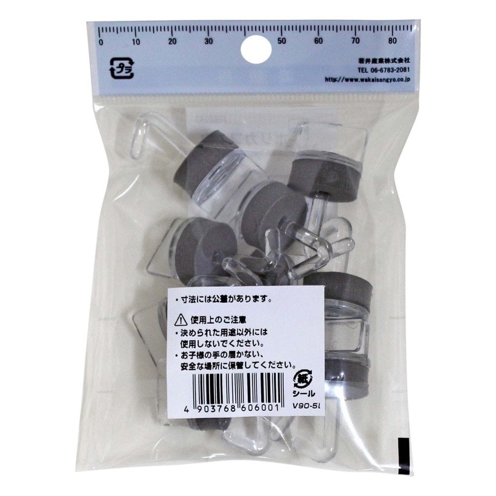 若井産業　ポリカフック　クリア　ＰＢ２３Ｃ　２３ｍｍ　１０Ｐ