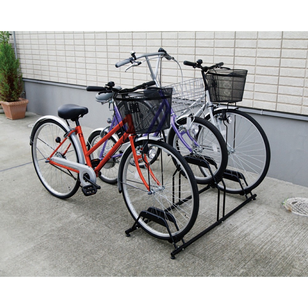 アイリスオーヤマ（IRIS OHYAMA）　自転車スタンド（3台用）　BYS3 3台用