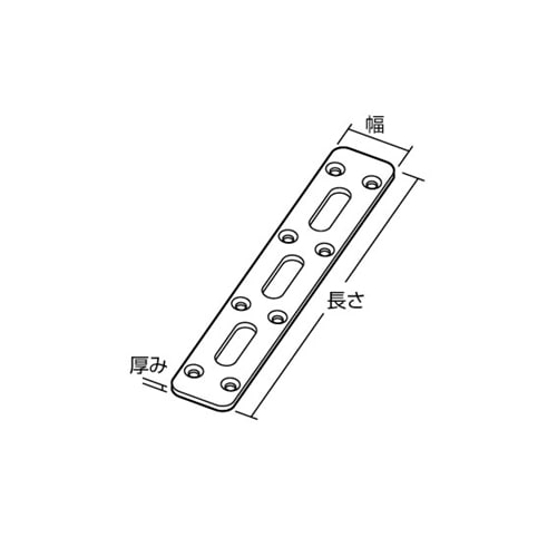 エーモンステンレス取付金具　５２０４フラット