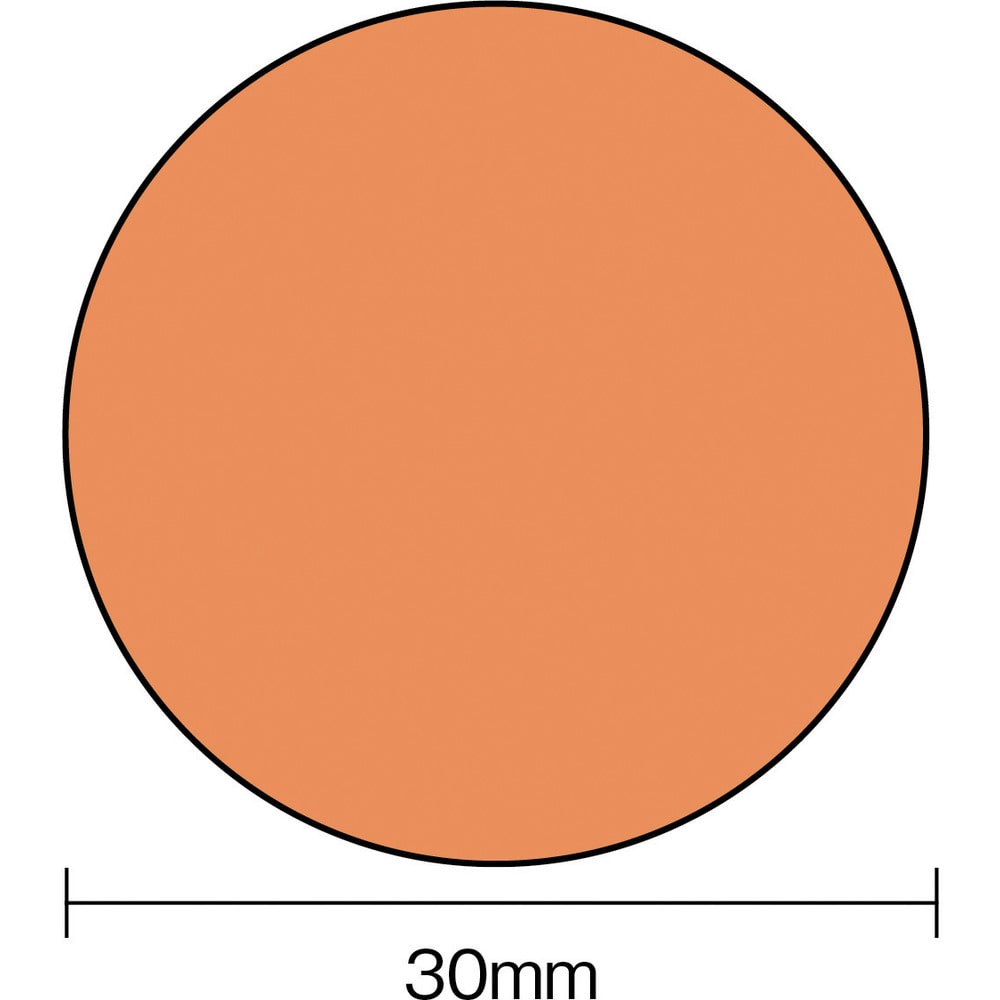 3M エーワン （TM）  カラーラベル 丸型 30mmΦ 桃 （14枚入） 07238