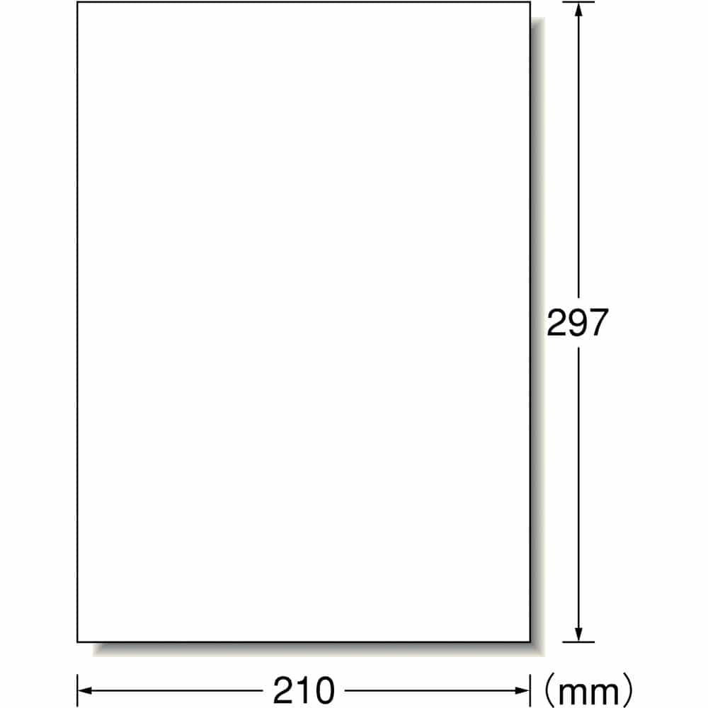 3M エーワン （TM）  ラベルシール プリンタ兼用 強粘着1面 （100枚入） 28416