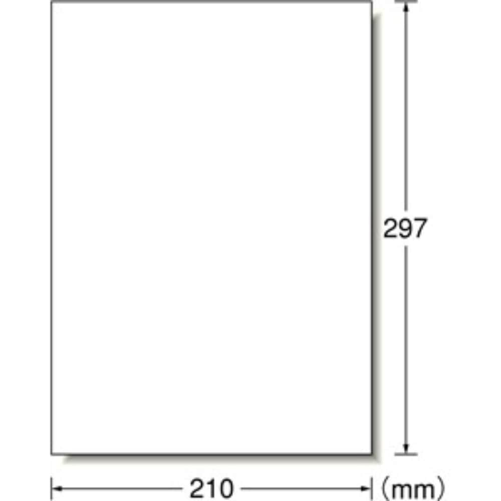 3M エーワン（TM） 屋外でも使えるサインラベルシール［レーザープリンタ］再生PET40％ ツヤ消しフィルム・ホワイト A4判 ノーカット 34031
