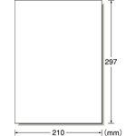3M エーワン （TM）  ラベルシール 兼用 HG 1面 （100枚入） 76301