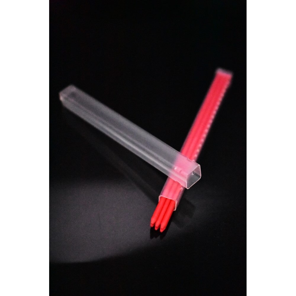 祥碩堂　建築用シャープペン　替芯　玄武　２．０ｍｍ　赤 赤