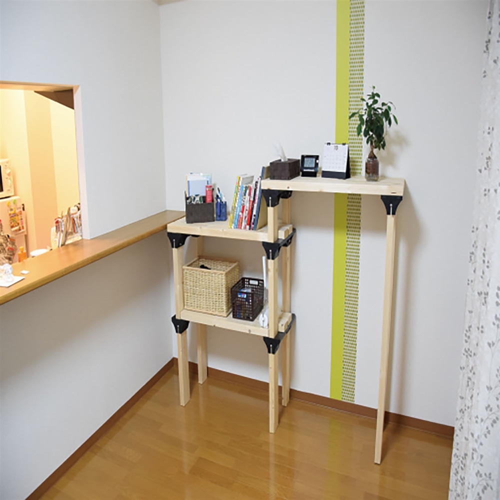 2X4材用棚作成パーツ イージーシェルフ 1個 木ネジ4本付 ※2X4材、棚板は別売 木材・建材・金物 ホームセンターコーナンの通販サイト
