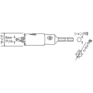 ＷＢバイメタルカッター　ツバ取りＢＣＴＬ-２７