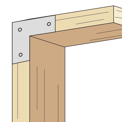 ２×４材用平折　２バイ用