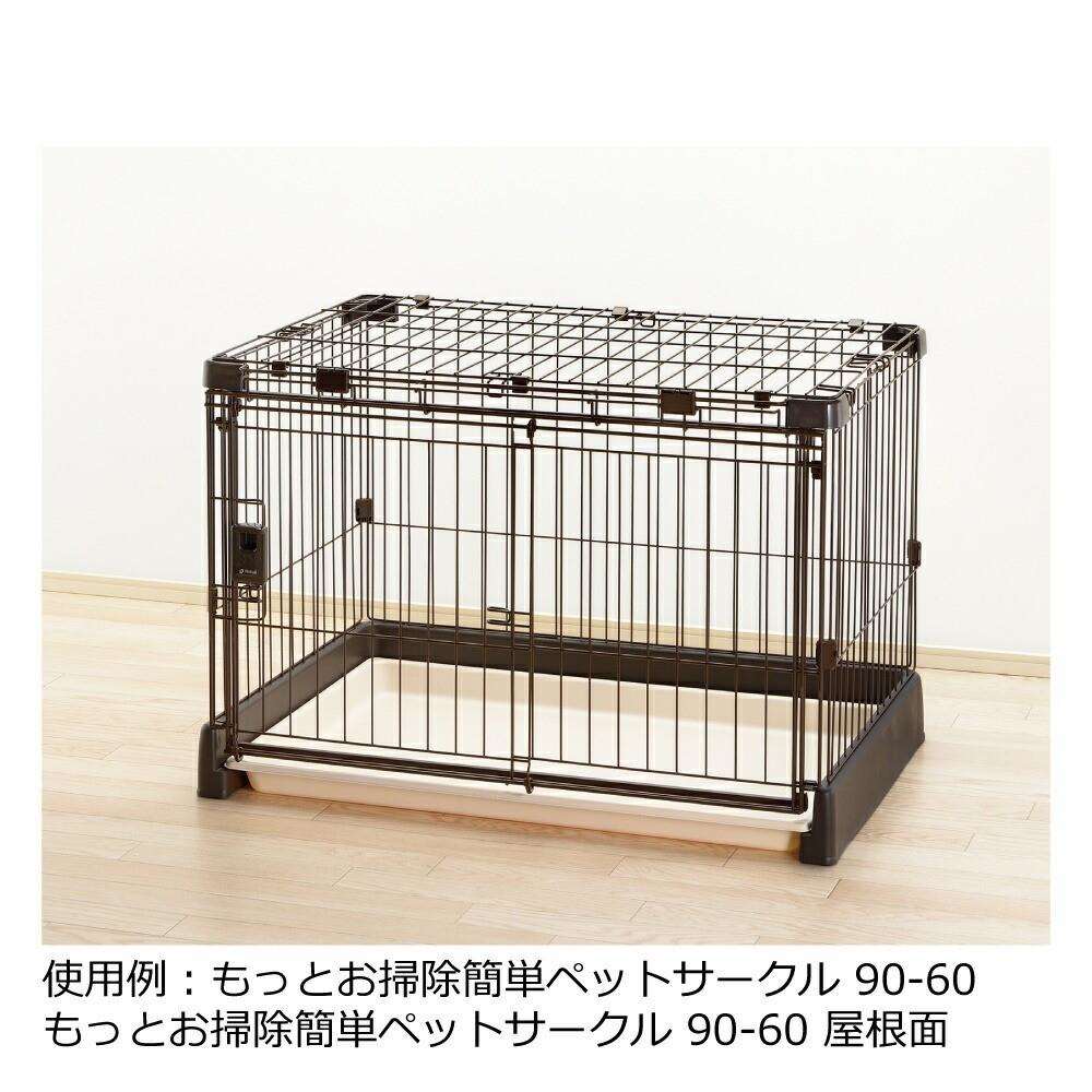 リッチェル　もっとお掃除簡単ペットサークル　９０－６０屋根面