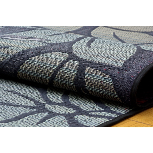 イケヒコ・コーポレーション(IKEHIKO) 　純国産　袋織い草カーペット　『なでしこ』　ブルー　江戸間４．５畳（２６１×２６１ｃｍ） ブルー　江戸間４．５畳