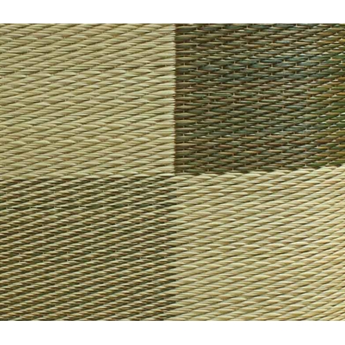 イケヒコ・コーポレーション(IKEHIKO) 　純国産　織込千鳥　い草座布団　『ブロック　５枚組』　グリーン　５５×５５ｃｍ×５Ｐ グリーン
