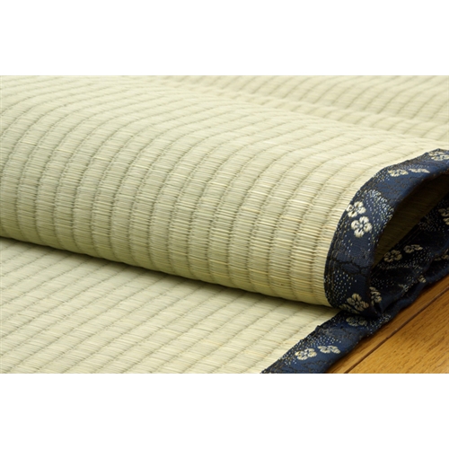 イケヒコ・コーポレーション(IKEHIKO) 　純国産　糸引織　い草上敷　『梅花』　本間６畳（２８６×３８２ｃｍ） 本間６畳（２８６×３８２ｃｍ）