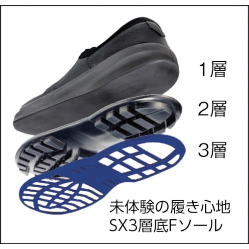 ■シモン　安全靴　短靴　８６１１白／ブルー　２６．０ｃｍ　8611WB-26.0 8611WB-26.0