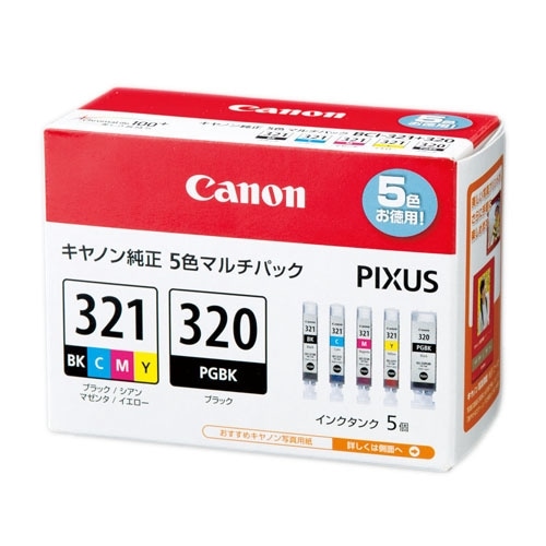 インクカートリッジ　ＢＣＩ－３２１＋３２０／５ＭＰ