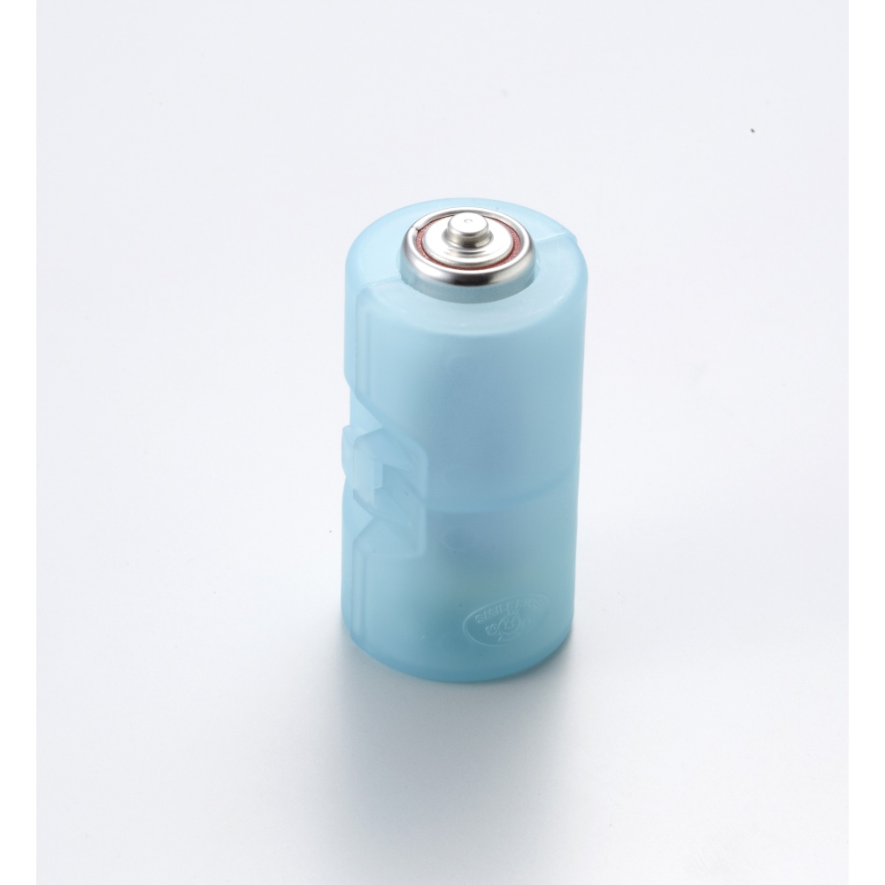 単３が単２になる電池アダプター　ブルー　ＡＤＣ－３２０ＢＬ