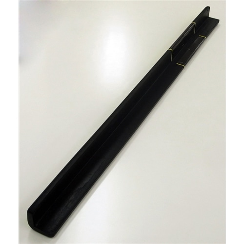 ＰＵクッションＬ字型　ＰＵ－２１　１Ｍ　ブラック ブラック