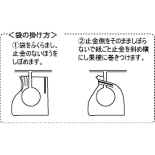 果実袋　ビワ　１００枚入り ビワ　１００枚入り