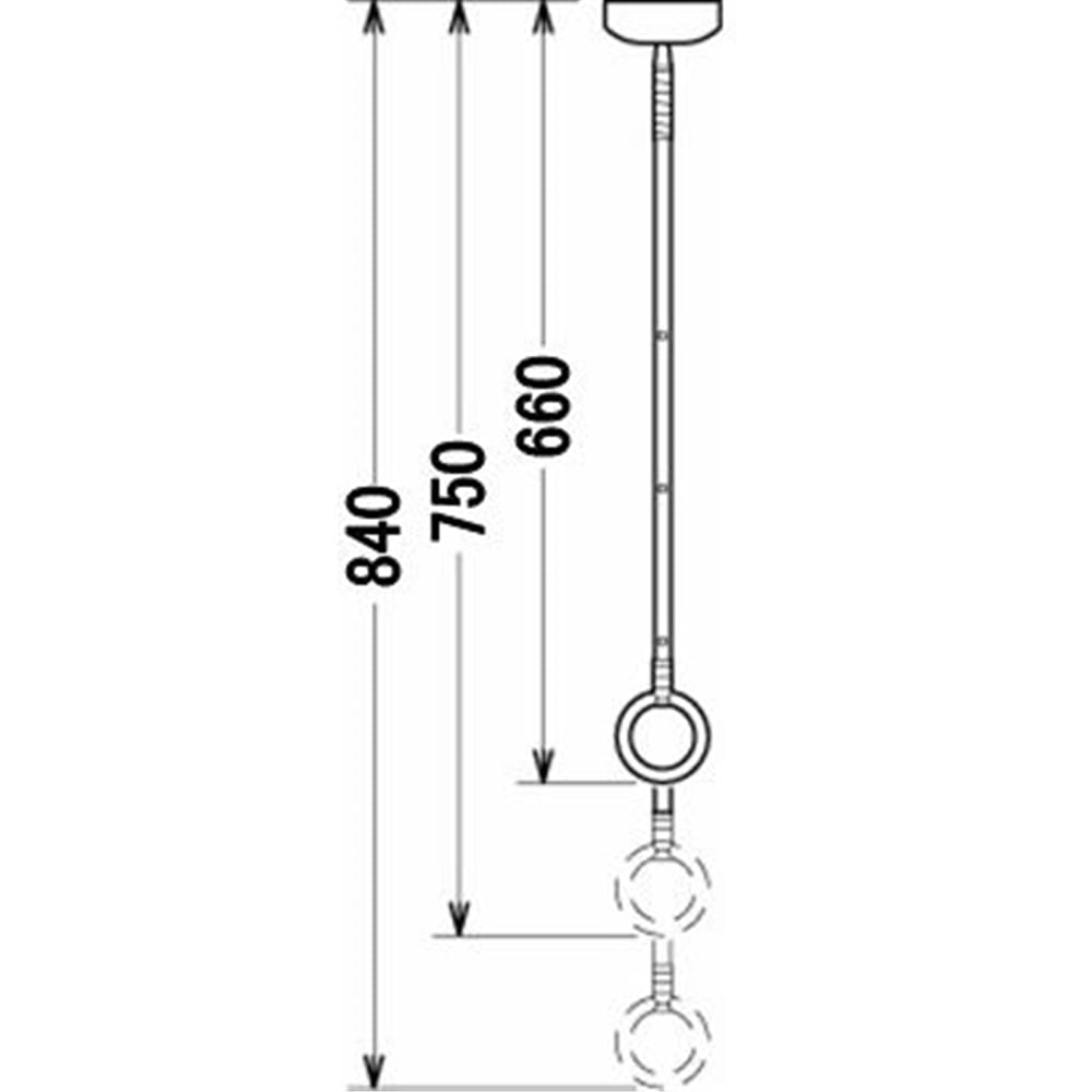 川口技研ホスクリーン室内用　ＳＰＣＬ－Ｗ－Ｐロング  １本 ホワイト