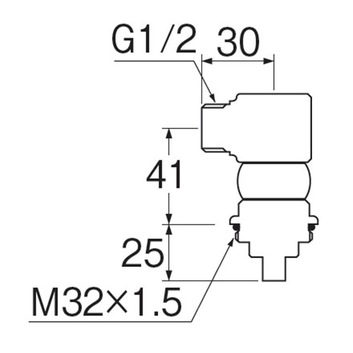 SANEI 洗浄便座取付アダプターB50-2 Ｂ50-2