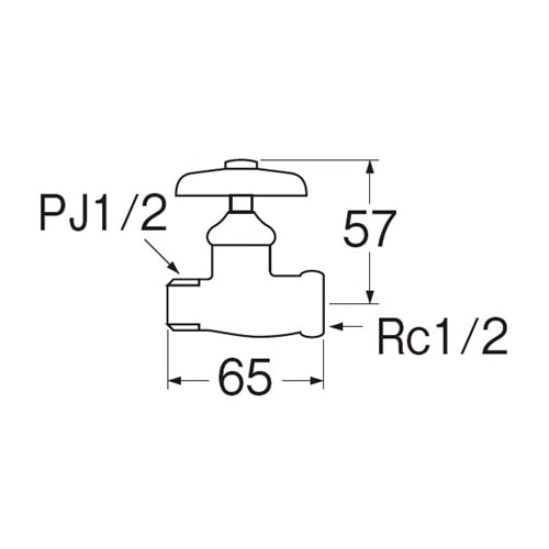 SANEI 化粧バルブ２型JV21A-2A-13