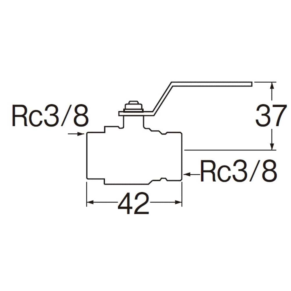 三栄水栓 SANEI ボールバルブT型 V650-100 JAN：4973987178375 Ball valve type 通販 