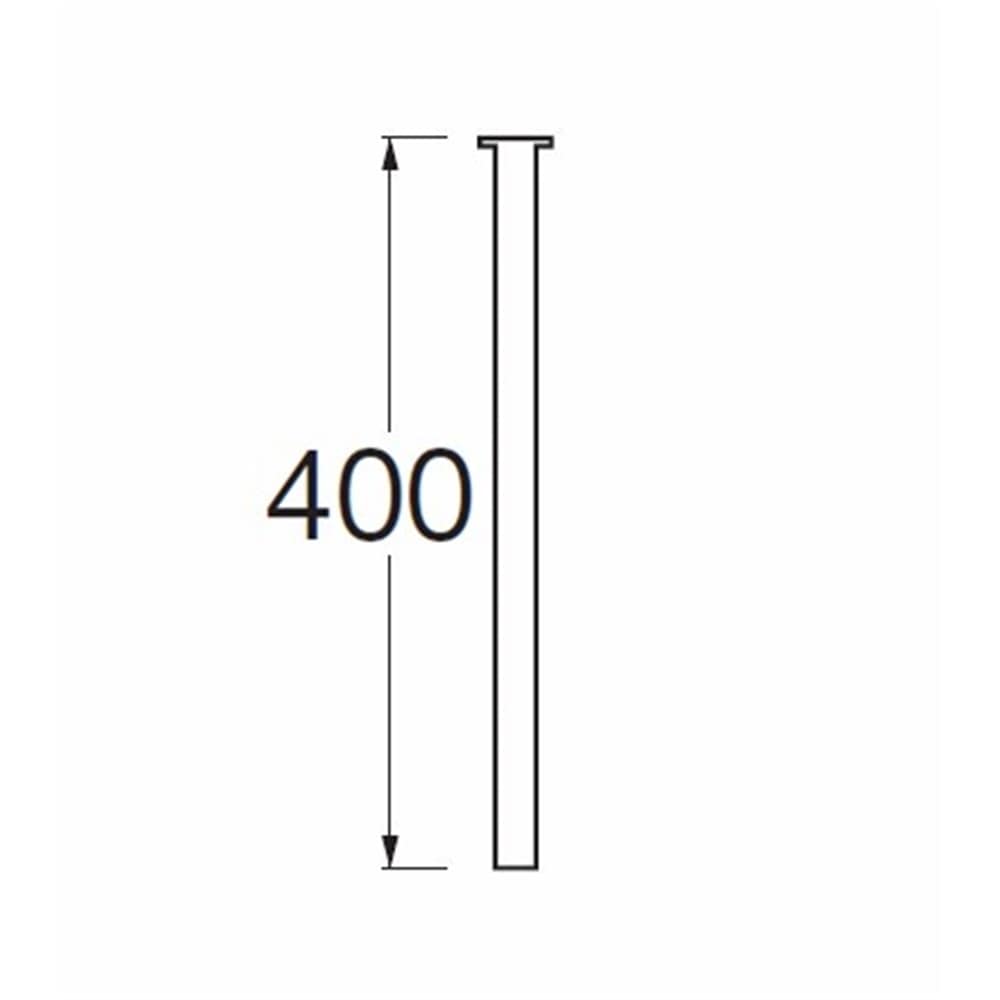 SANEI ツバ付小便直管V90J-64-400 400mm