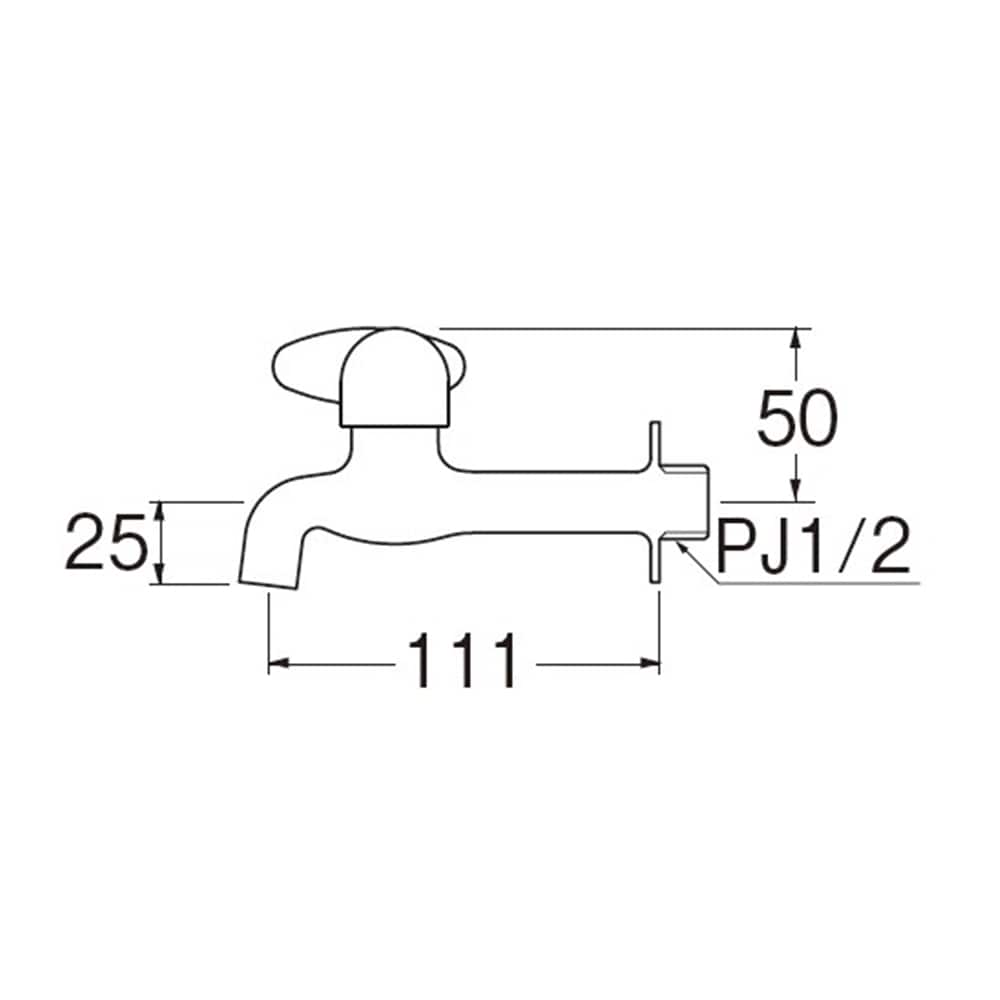 SANEI ミニセラ胴長横水栓JY205-13: 住宅設備・電設・水道用品|ホームセンターコーナンの通販サイト