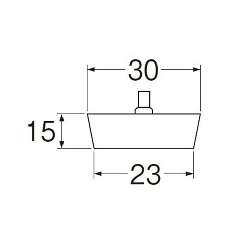 SANEI バス用ゴム栓H29F-30 外径30mm