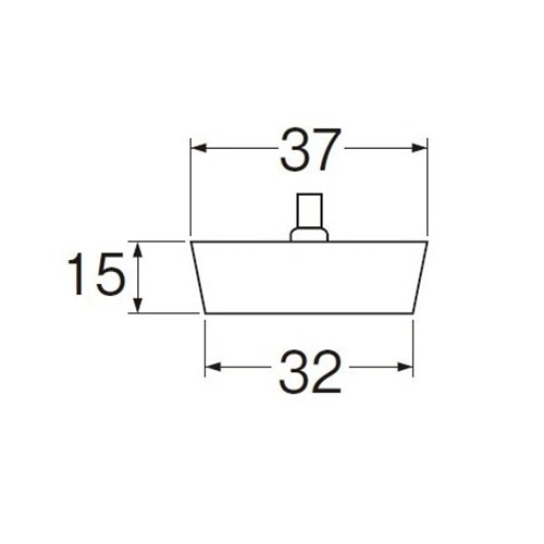 SANEI バス用ゴム栓H29F-37 外径37mm