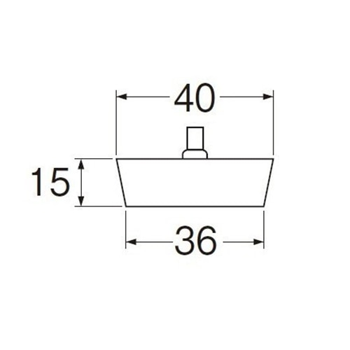 SANEI バス用ゴム栓H29F-40 外径40mm