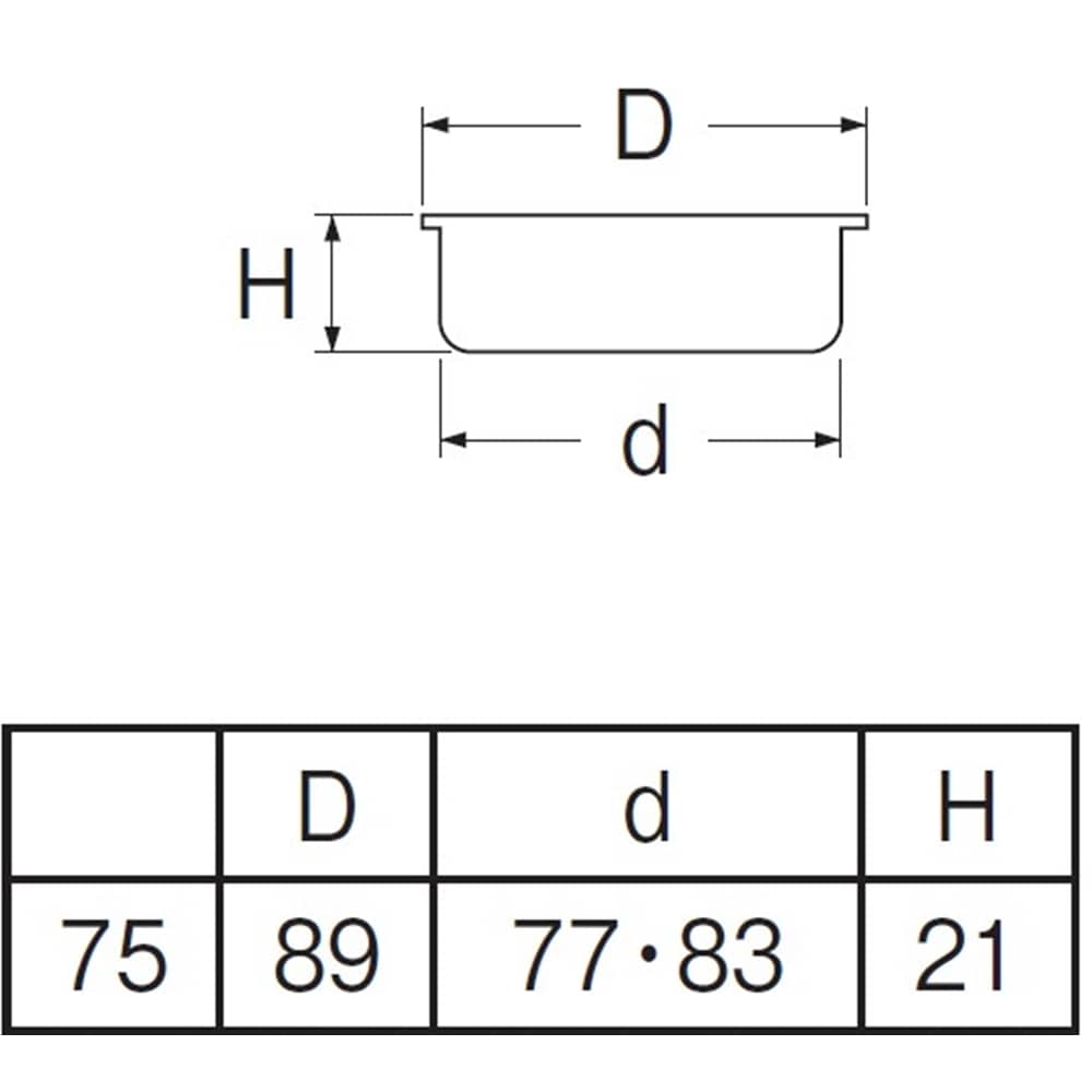 SANEI ステンレス目皿H417B-75 呼び75