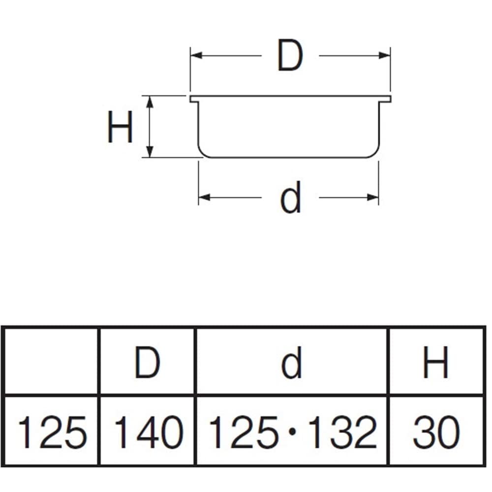 SANEI ステンレス目皿H417B-125 呼び125