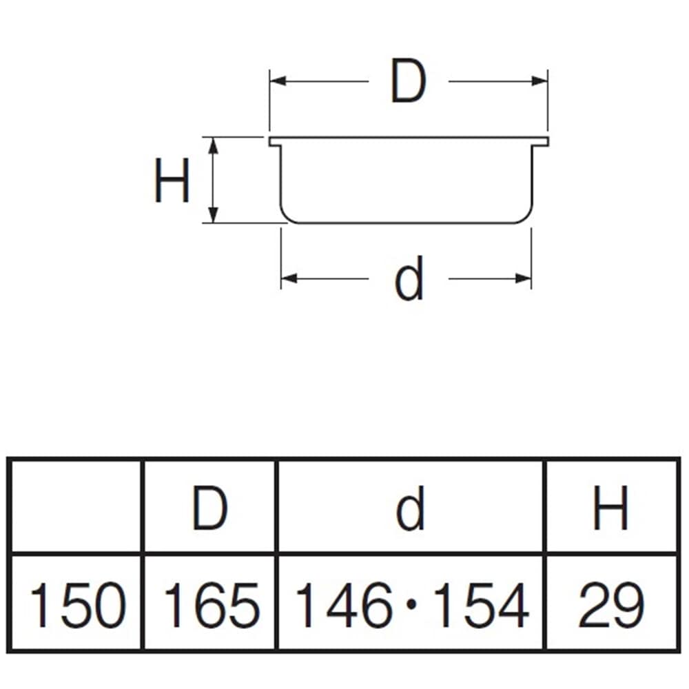 SANEI ステンレス目皿H417B-150 呼び150