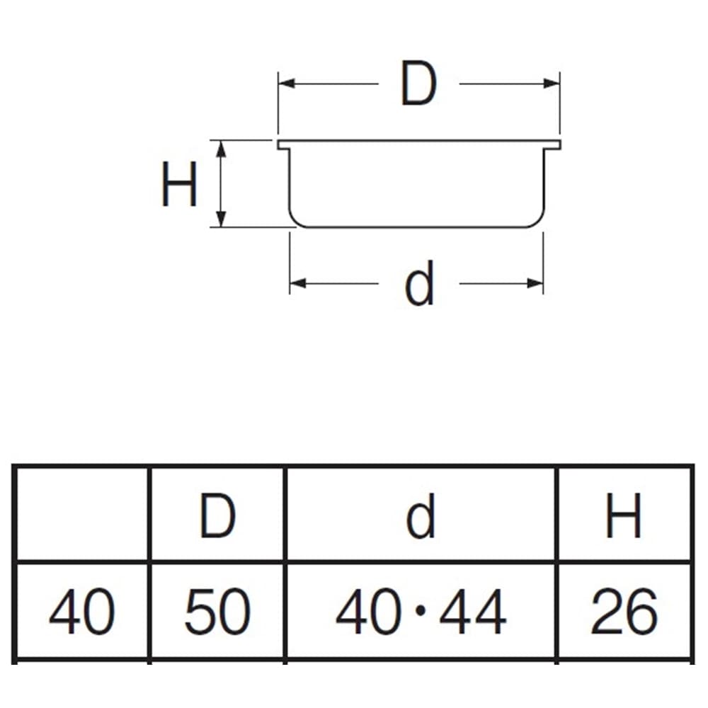 SANEI ステンレス目皿H417B-40 呼び40