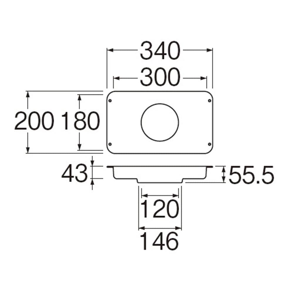 SANEI ミニパン用フタH543F1-340