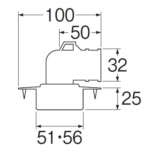SANEI 洗濯機排水口H552-50 Ｈ552