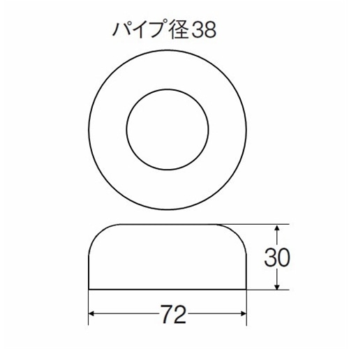 SANEI ワン座金H70-57-38X72X30