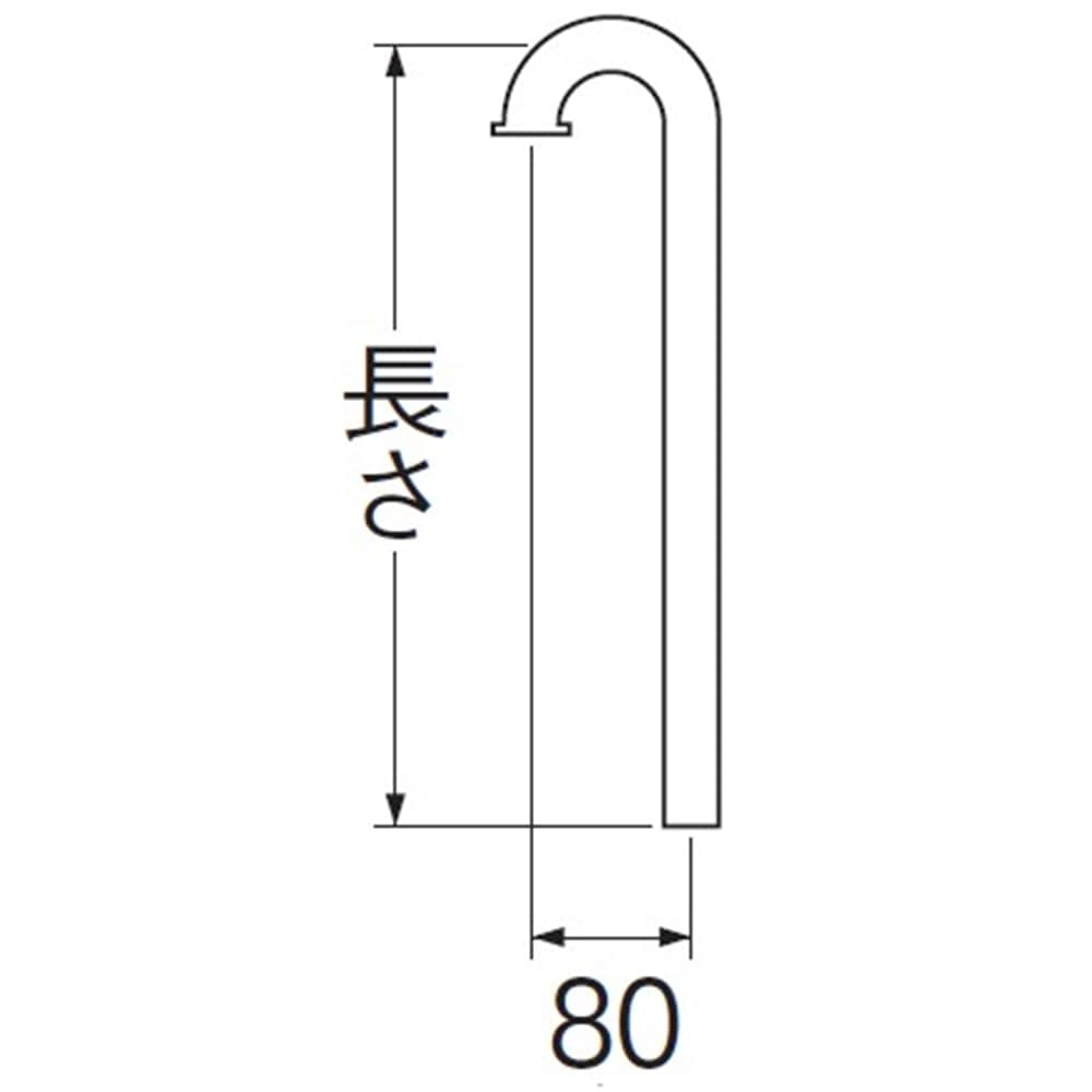 SANEI ＳパイプH70-66-38X390 38Ｘ390mm