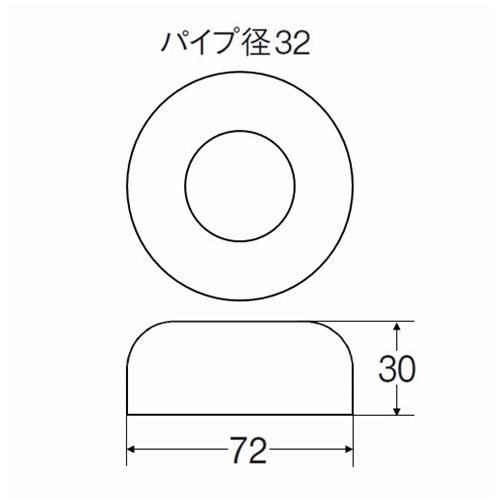 SANEI ワン座金H70-57-32X72X30