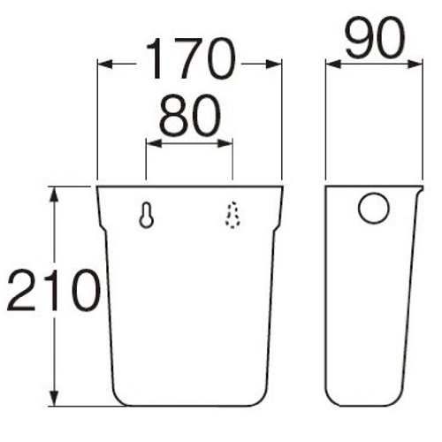 SANEI 水受容器（流し用）ドレンなしH790-88 ドレン機能無